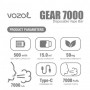 Vozol Gear 7000 Disposable Kiwi Guava Passion Fruit